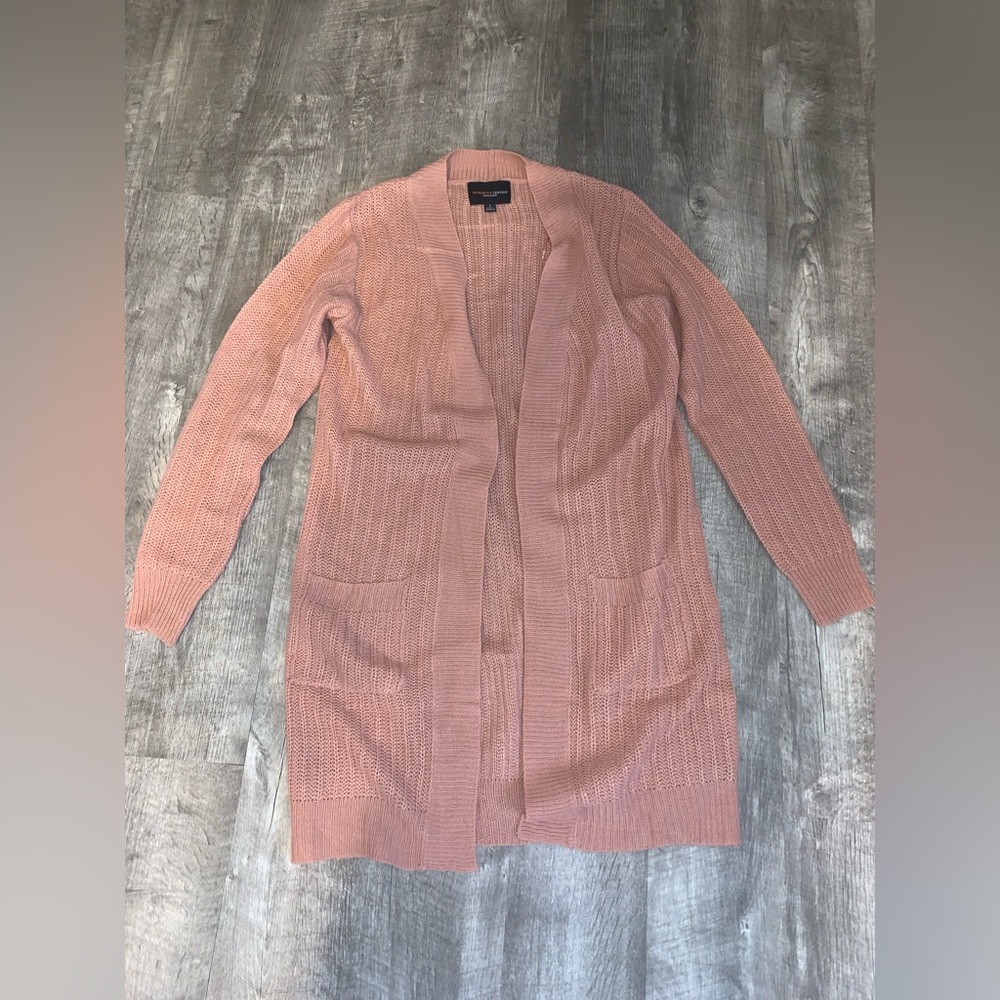 Pink cardigan
